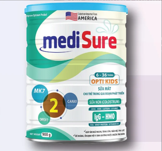 Sữa Medisure Otikids Số 2 Cho Trẻ Từ 6 Đến 36 Tháng Tuổi